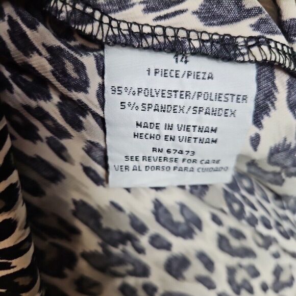 Julian Taylor New York Sleeveless Womens 14 animal print fit and flare - Picture 4 of 10